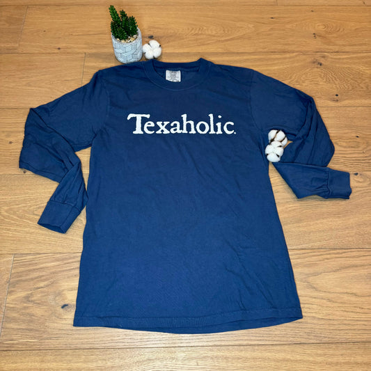 Texaholic® T-Shirt LS - Midnight Navy