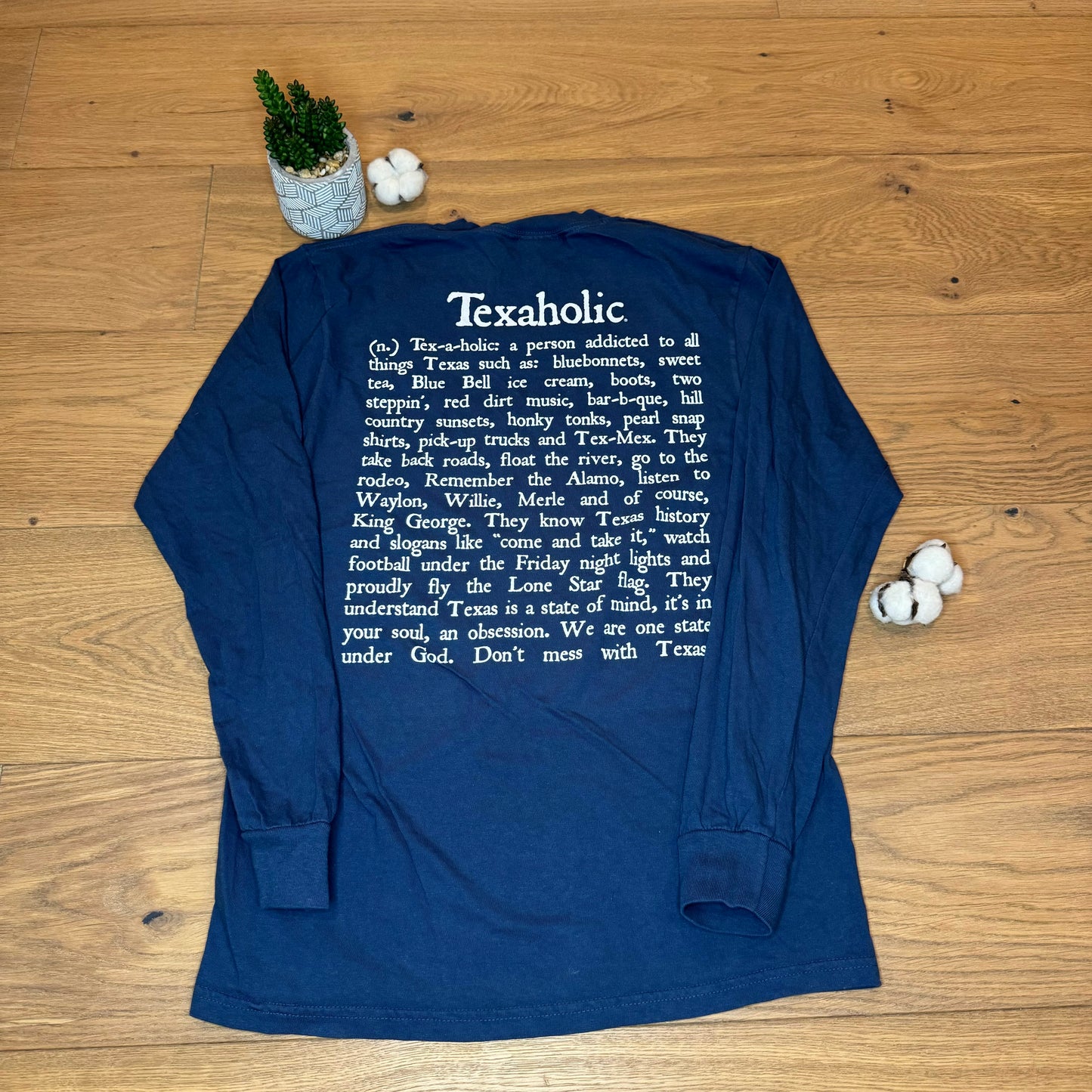 Texaholic® T-Shirt LS - Midnight Navy