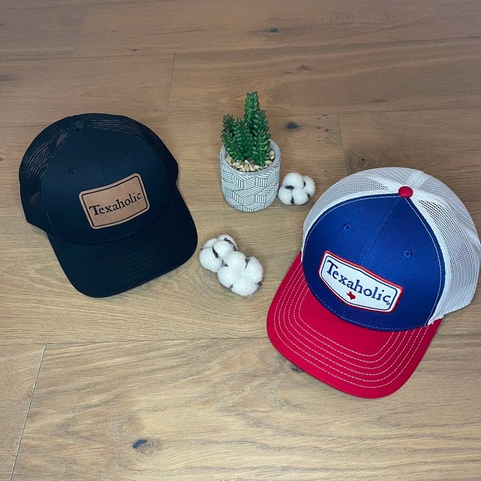 Texaholic® Patch Hat - Red, White, and Blue