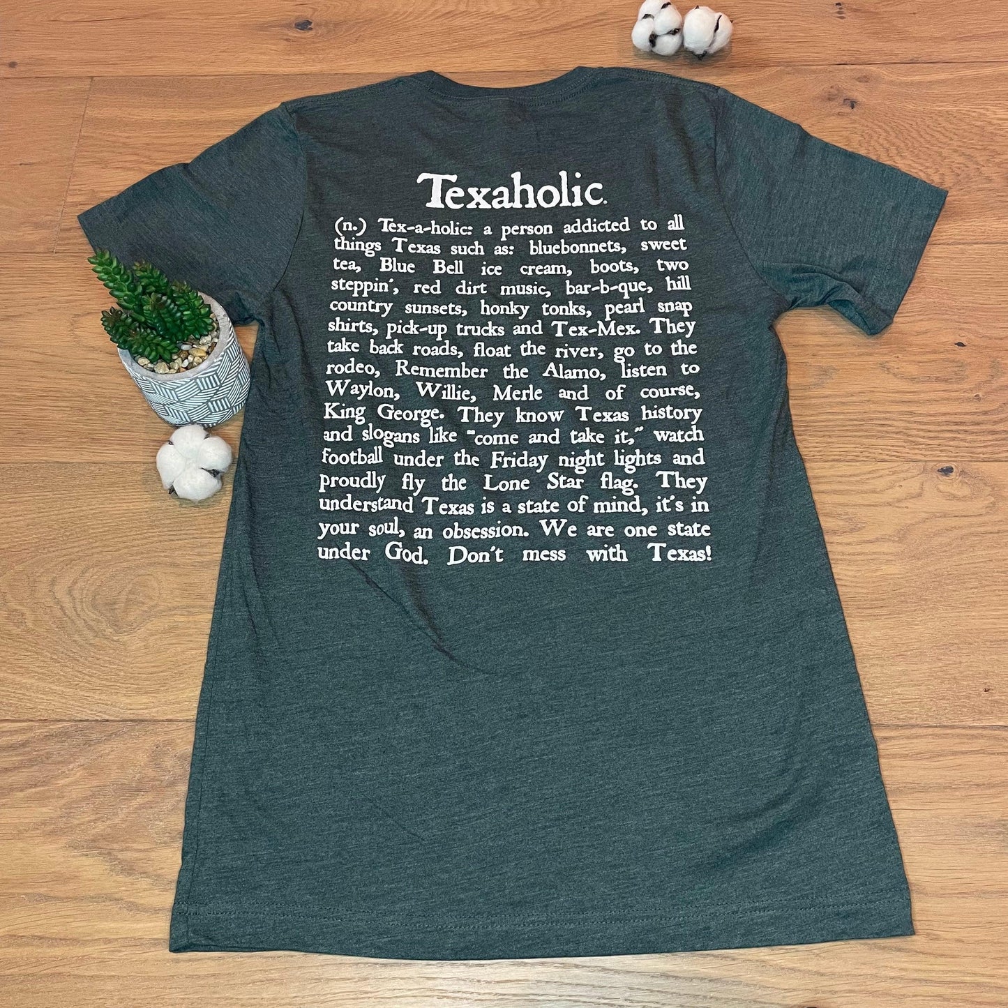 Texaholic® T-Shirt SS - Heather Forest - Texaholic - Southern Hive