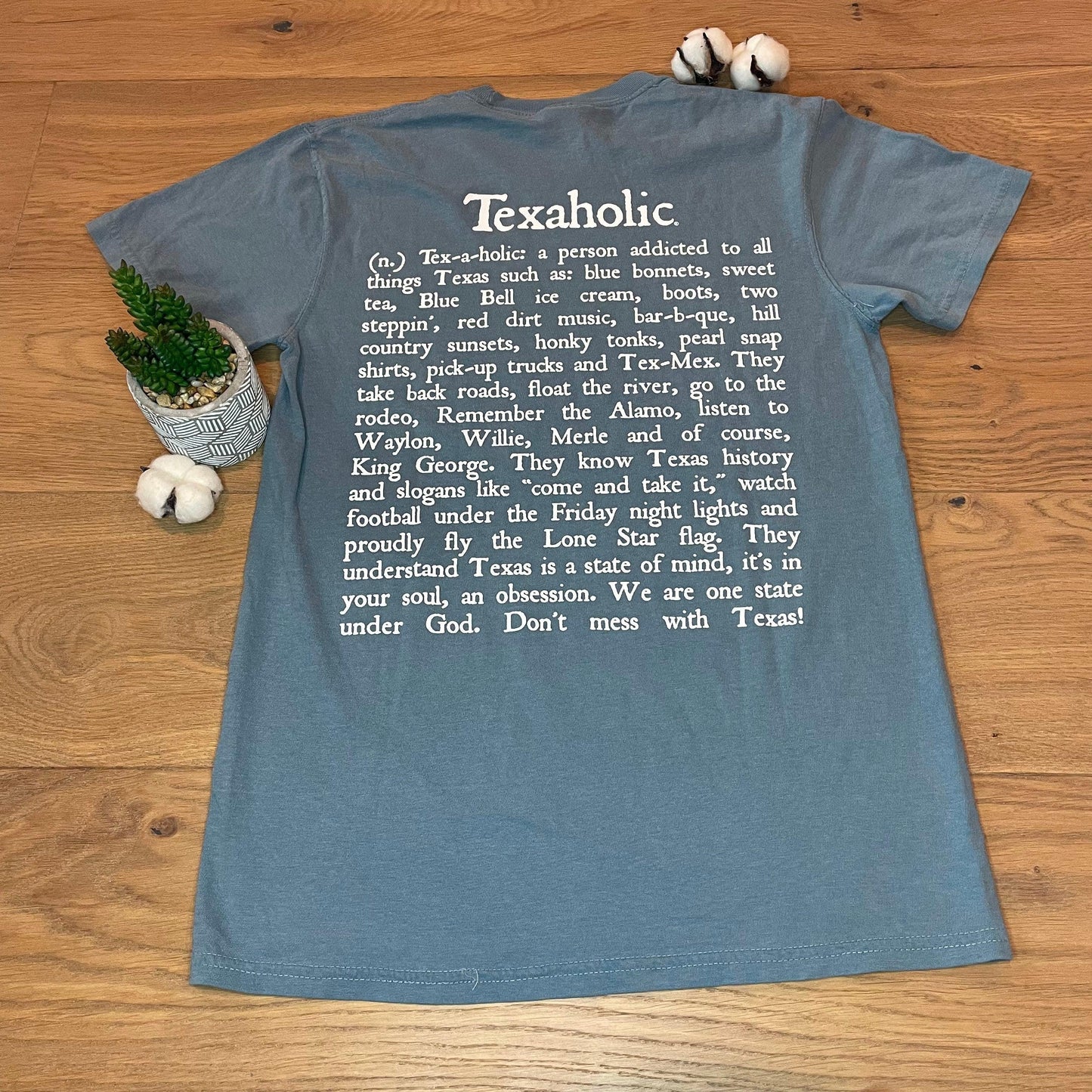 Texaholic® T-Shirt SS - Ice Blue - Texaholic - Southern Hive