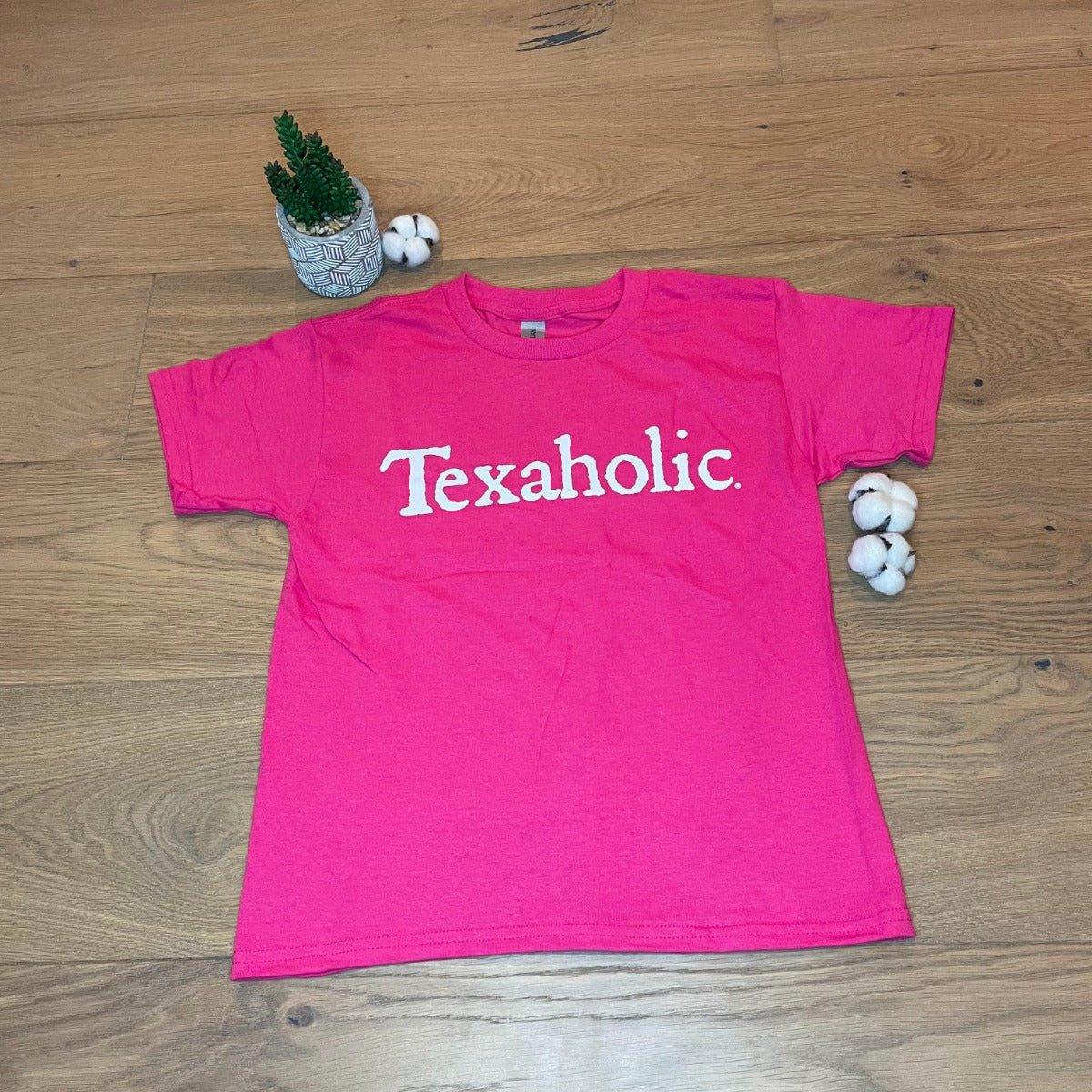 Texaholic® T-Shirt SS Youth Gildan - Neon Pink - Texaholic - Southern Hive